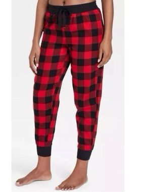 3 for $10 Stars Above Perfectly Cozy Flannel Plaid Pajama Bottoms Pants XL Red